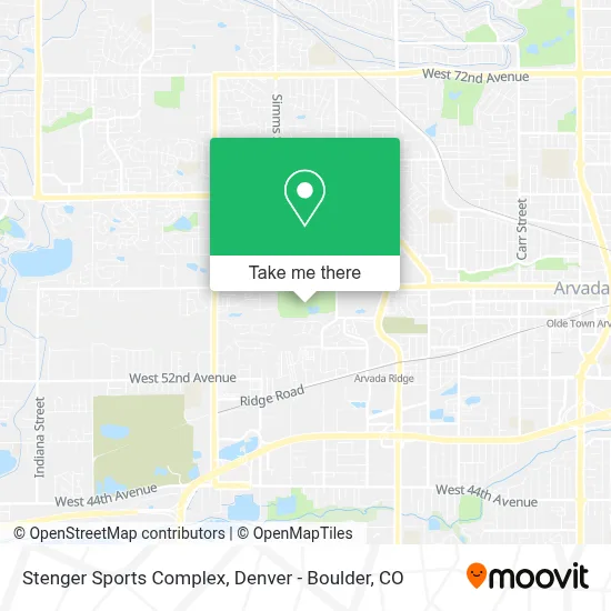 Stenger Sports Complex map