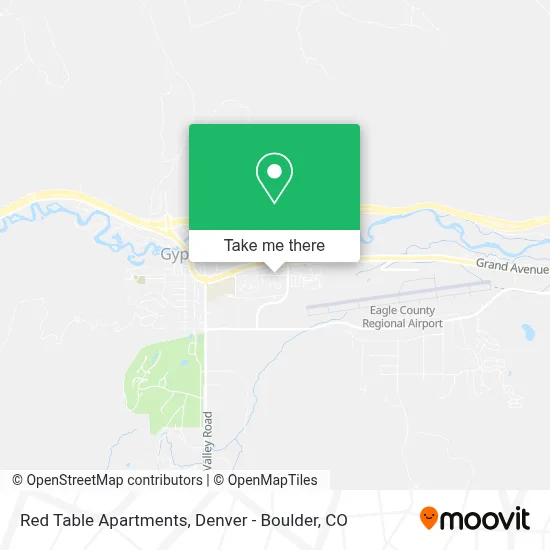 Red Table Apartments map