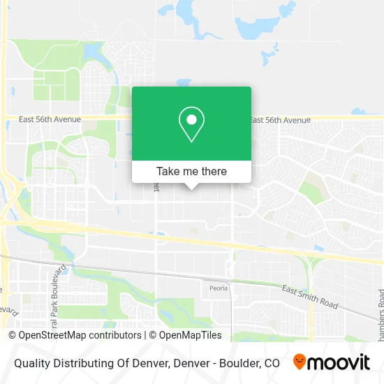 Quality Distributing Of Denver map