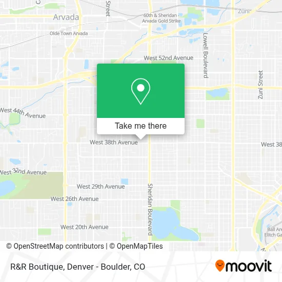 R&R Boutique map