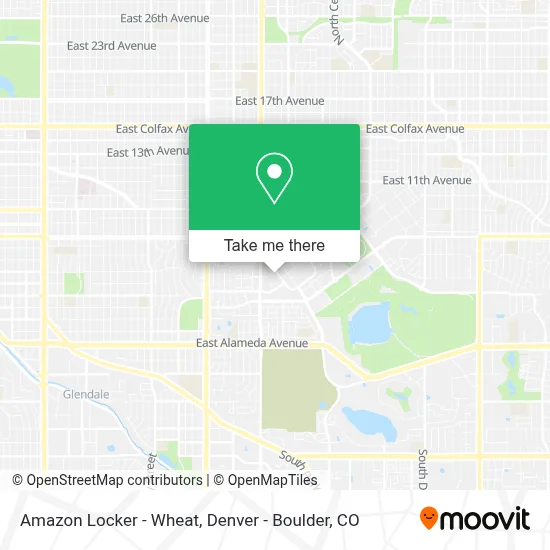 Amazon Locker - Wheat map