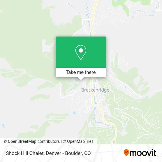 Shock Hill Chalet map