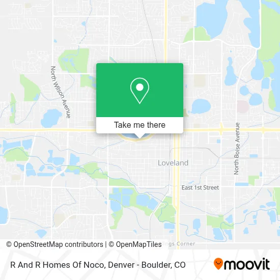 R And R Homes Of Noco map