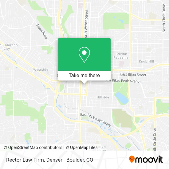 Rector Law Firm map