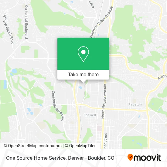 One Source Home Service map