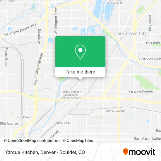 Cirque Kitchen map