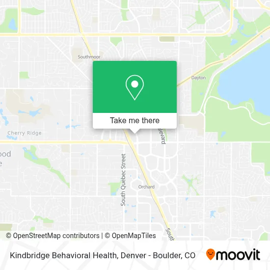 Kindbridge Behavioral Health map