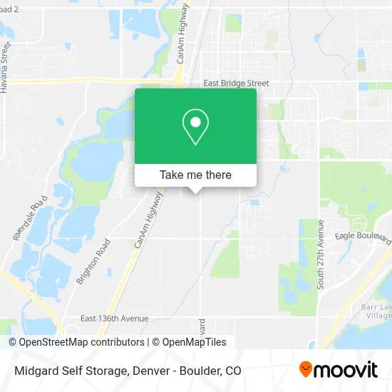 Midgard Self Storage map
