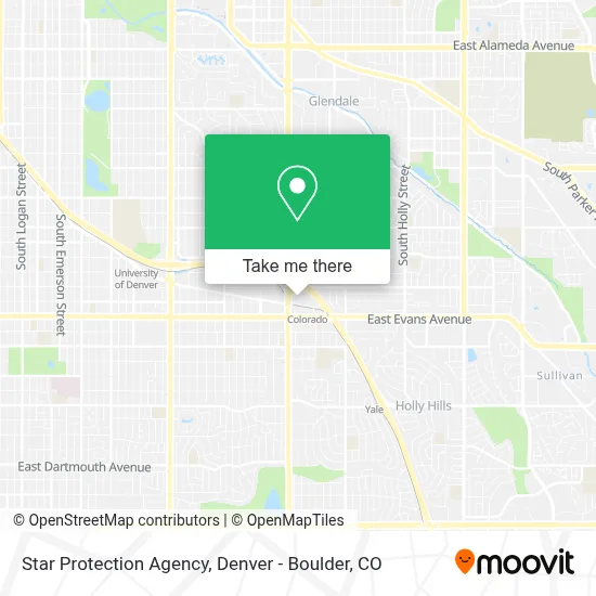 Star Protection Agency map