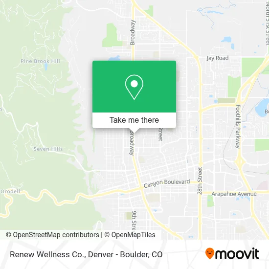 Renew Wellness Co. map