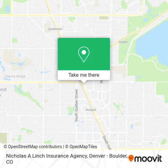 Nicholas A Linch Insurance Agency map