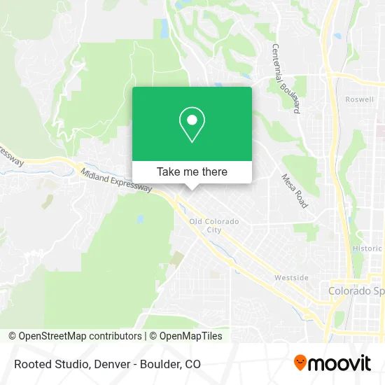 Rooted Studio map
