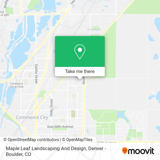 Maple Leaf Landscaping And Design map
