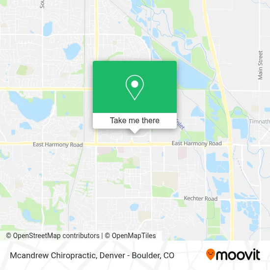 Mcandrew Chiropractic map