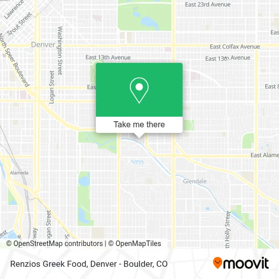 Renzios Greek Food map