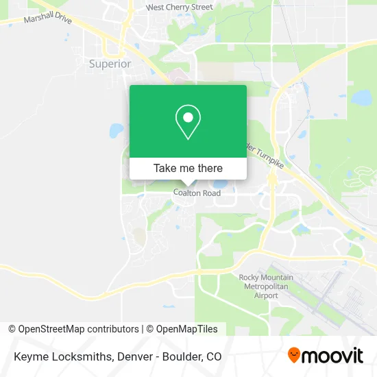 Keyme Locksmiths map