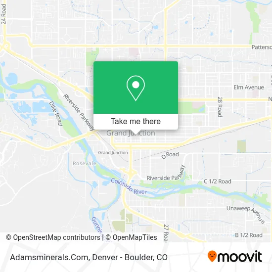 Adamsminerals.Com map