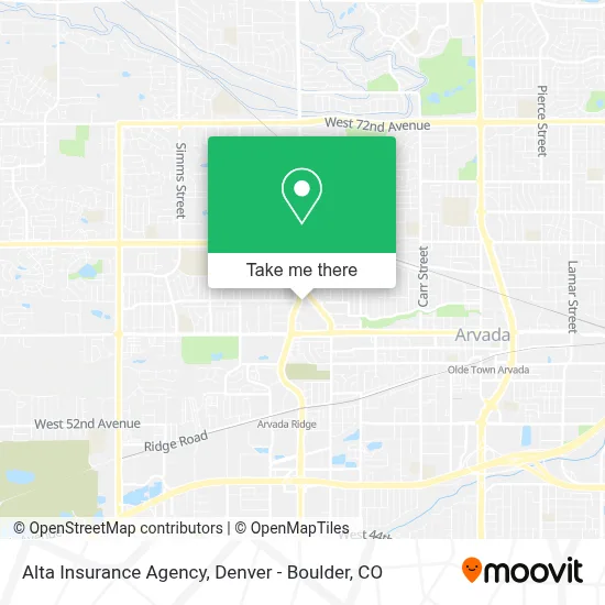 Alta Insurance Agency map