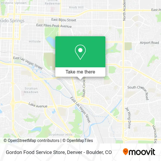 Gordon Food Service Store map