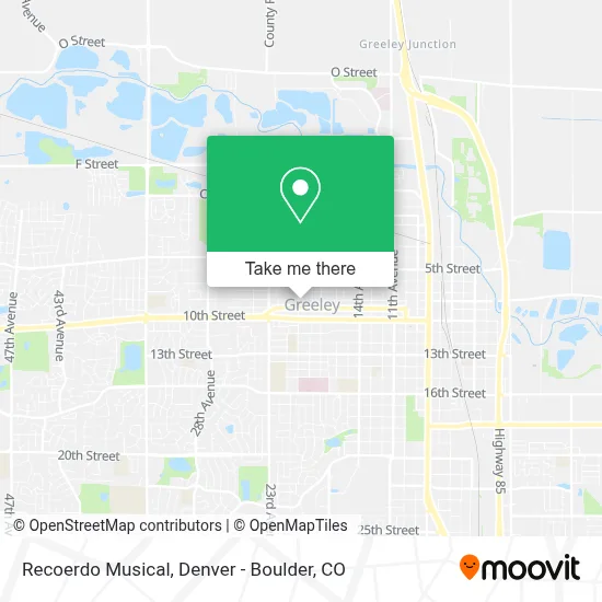 Recoerdo Musical map