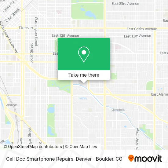 Cell Doc Smartphone Repairs map