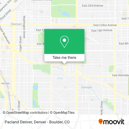 Pacland Denver map