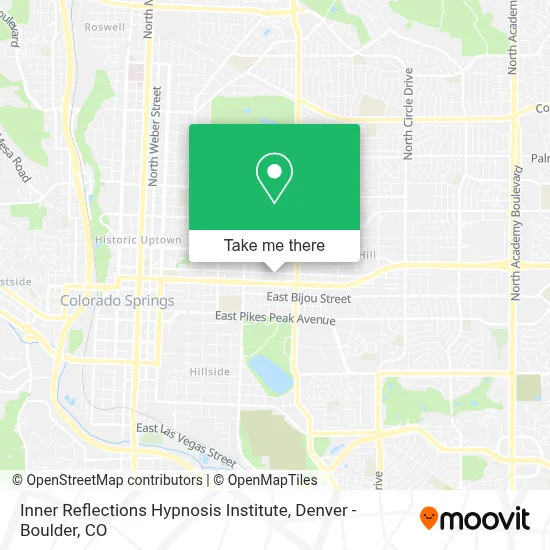 Inner Reflections Hypnosis Institute map