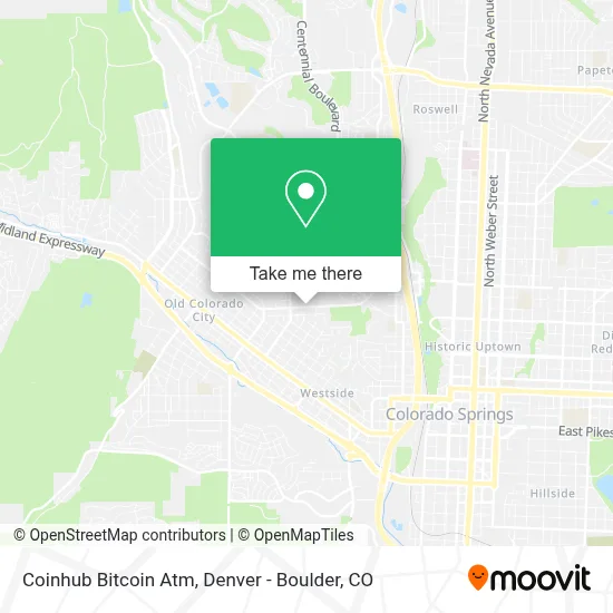 Coinhub Bitcoin Atm map