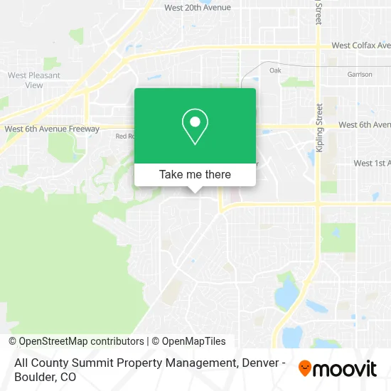 All County Summit Property Management map