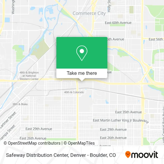 Safeway Distribution Center map