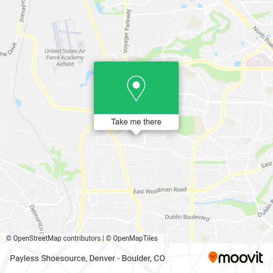 Payless Shoesource map