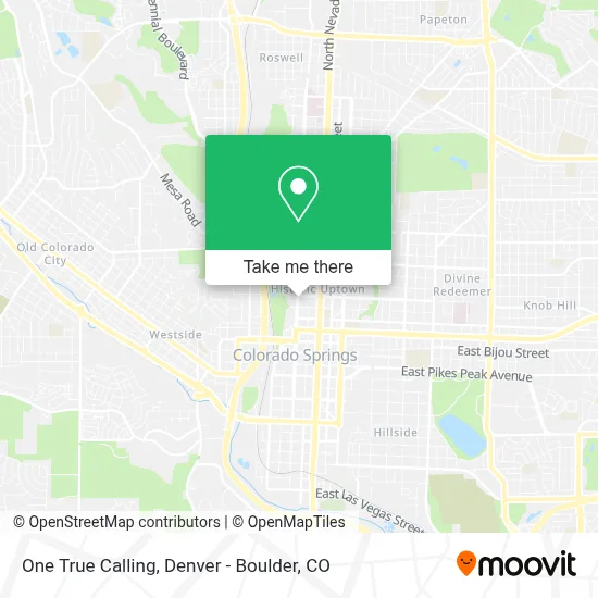 One True Calling map