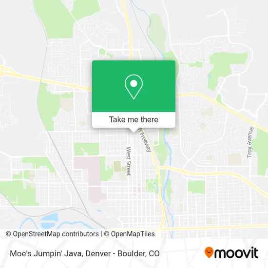 Moe's Jumpin' Java map