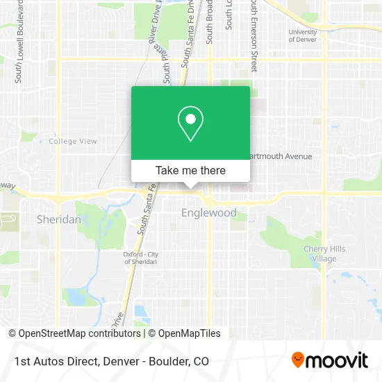 1st Autos Direct map