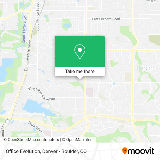Office Evolution map
