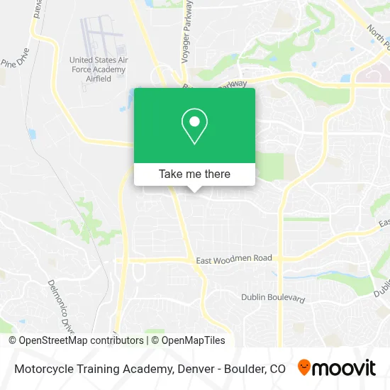 Motorcycle Training Academy map