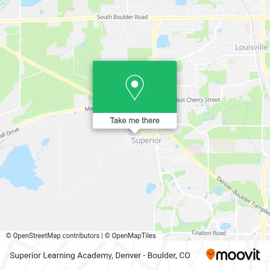 Superior Learning Academy map
