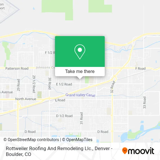 Rottweiler Roofing And Remodeling Llc. map