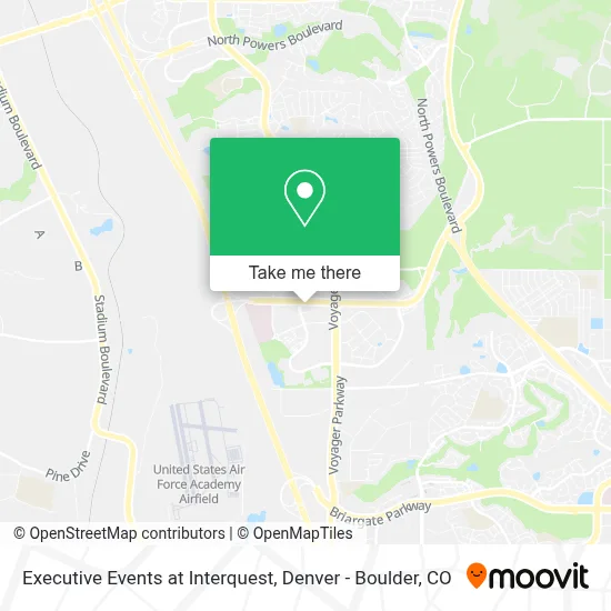 Executive Events at Interquest map