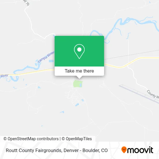 Routt County Fairgrounds map