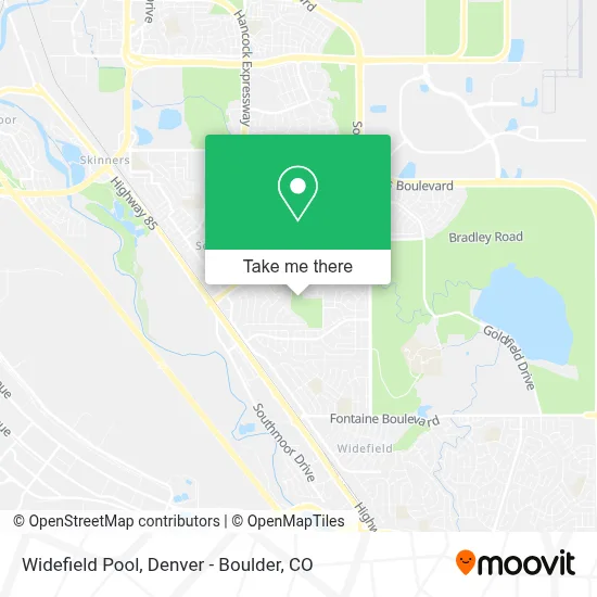 Widefield Pool map