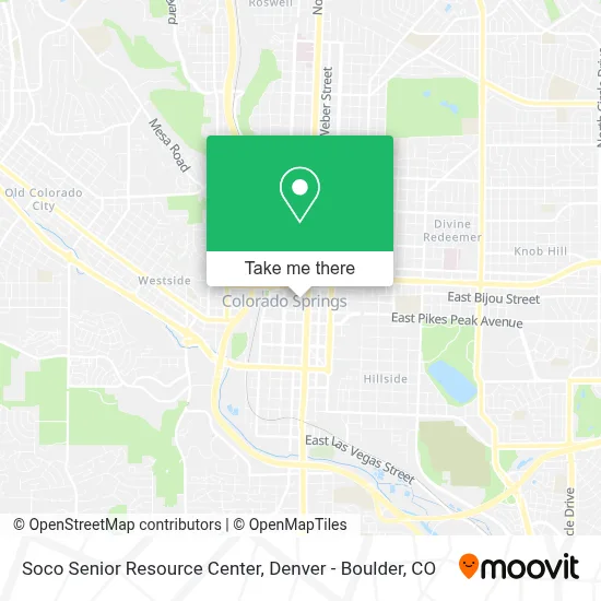 Soco Senior Resource Center map