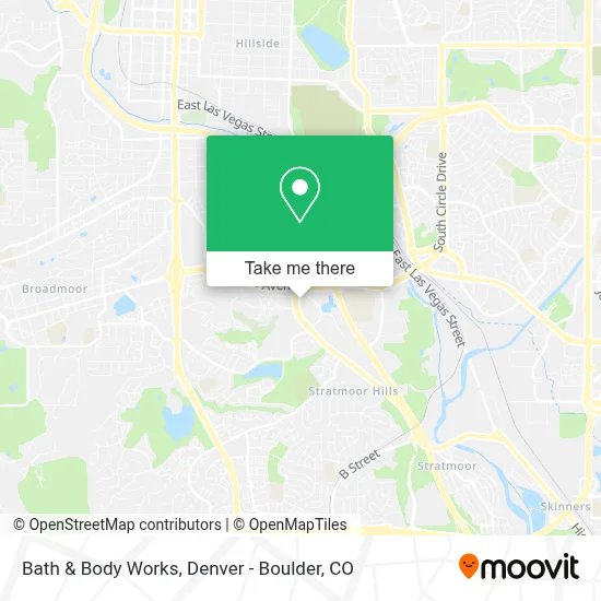 Bath & Body Works map