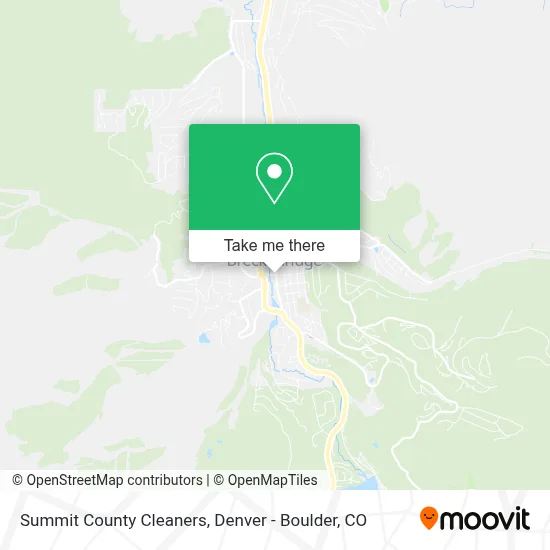 Summit County Cleaners map