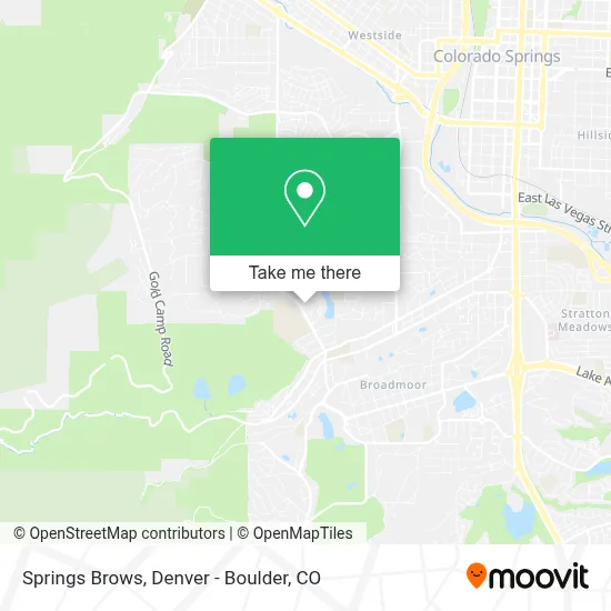 Springs Brows map
