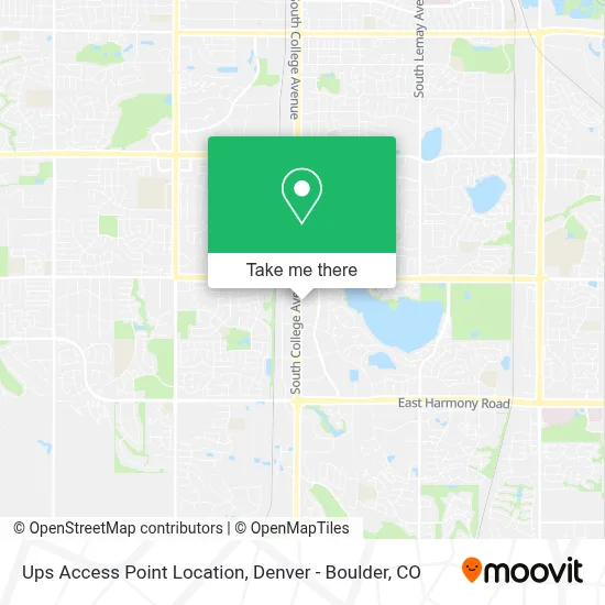 Ups Access Point Location map