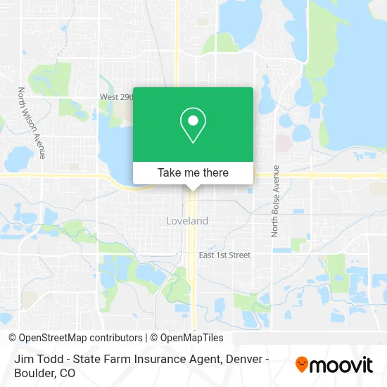 Jim Todd - State Farm Insurance Agent map