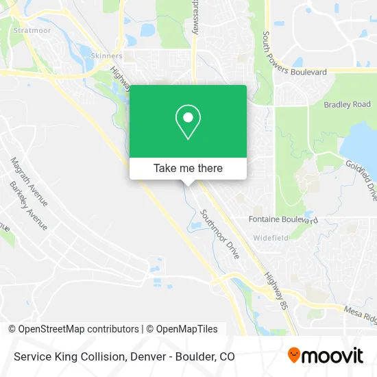 Service King Collision map