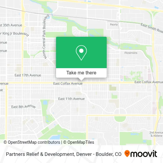 Partners Relief & Development map