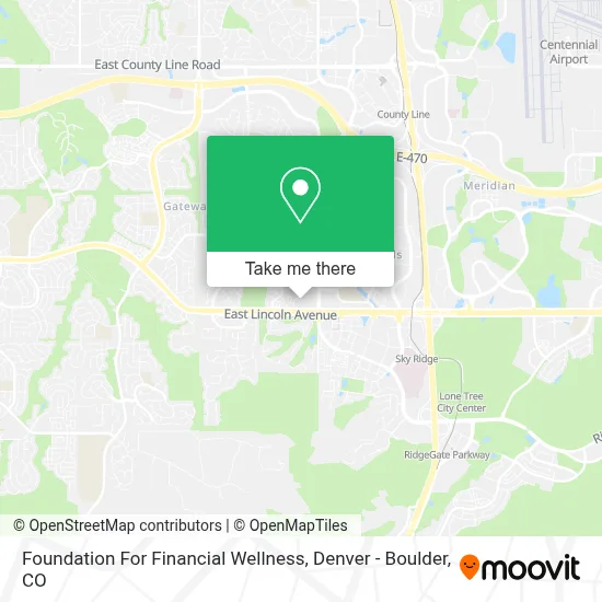 Foundation For Financial Wellness map